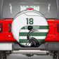 Custom Zimbabwe Sables Rugby Spare Tire Cover Go Champion - African Pride