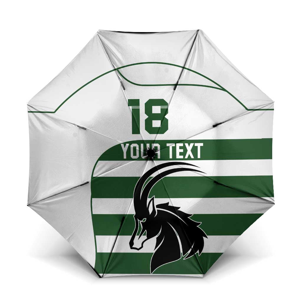 Custom Zimbabwe Sables Rugby Umbrella Go Champion
