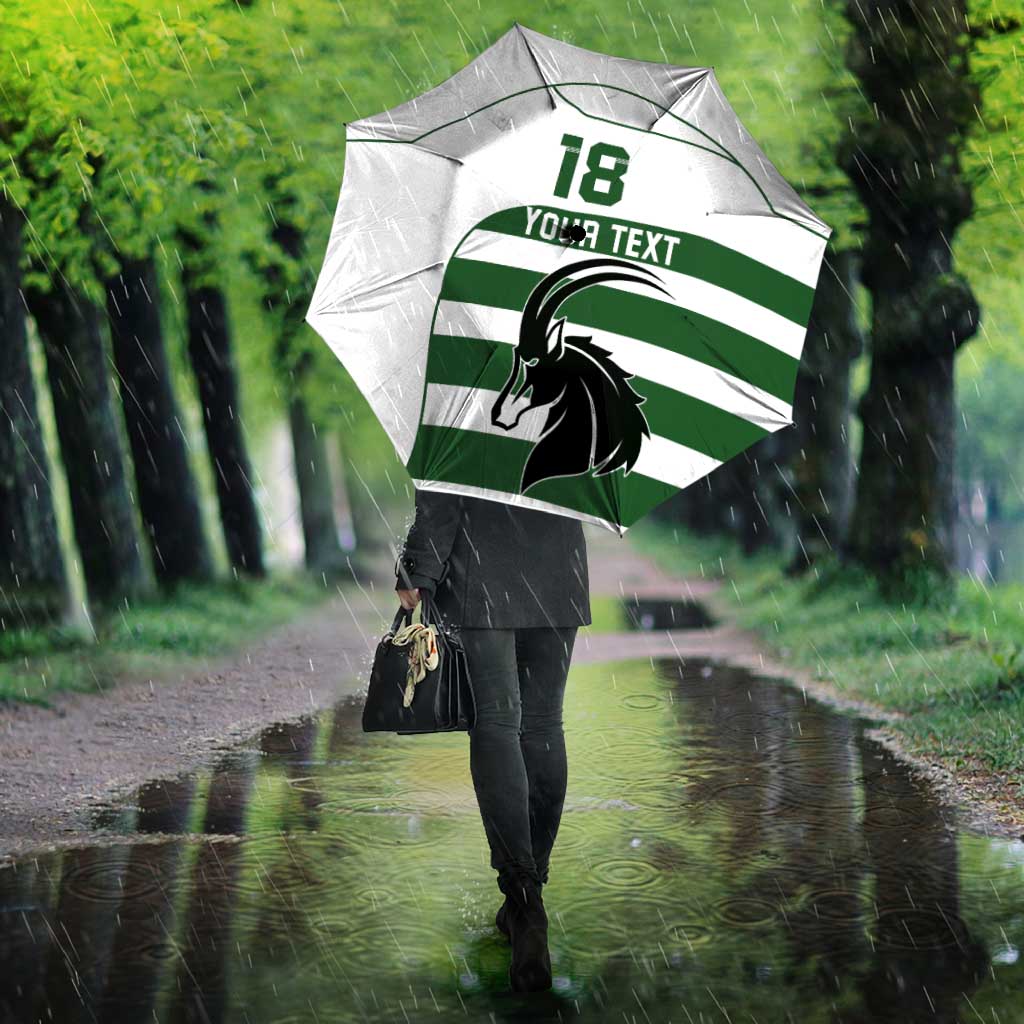 Custom Zimbabwe Sables Rugby Umbrella Go Champion