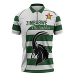Custom Zimbabwe Sables Rugby Zipper Polo Shirt Go Champion