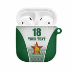 Custom Zimbabwe Sables Rugby AirPods Case African Patterns