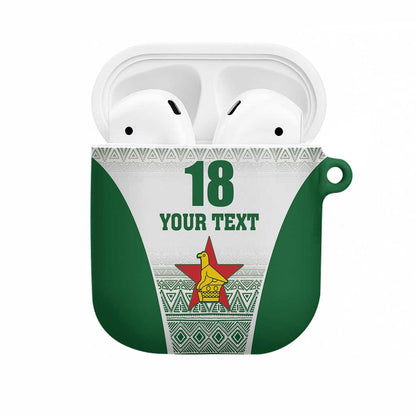 Custom Zimbabwe Sables Rugby AirPods Case African Patterns