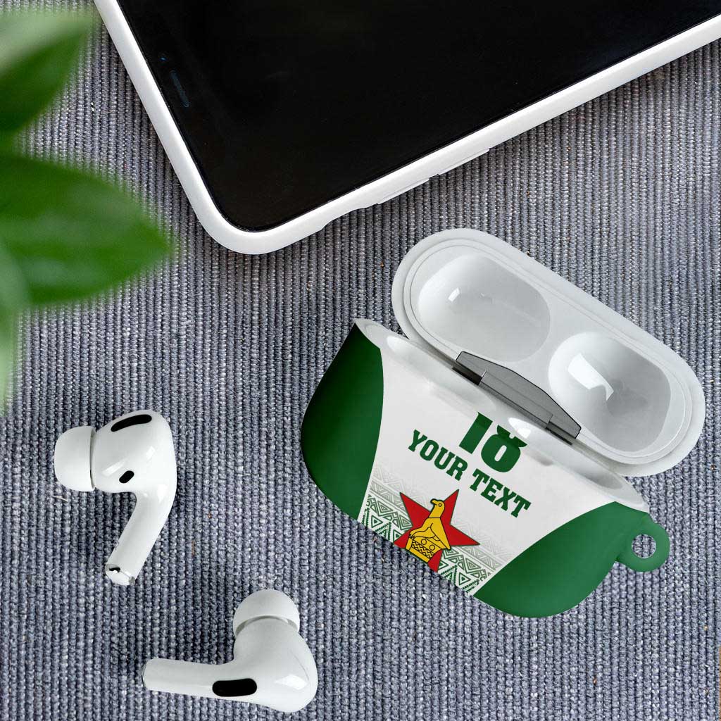 Custom Zimbabwe Sables Rugby AirPods Case African Patterns