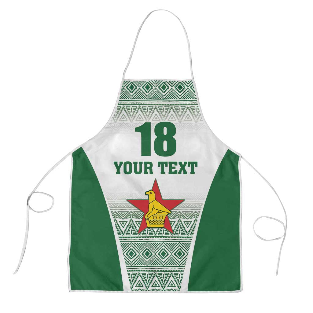Custom Zimbabwe Sables Rugby Apron African Patterns