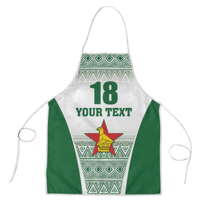 Custom Zimbabwe Sables Rugby Apron African Patterns