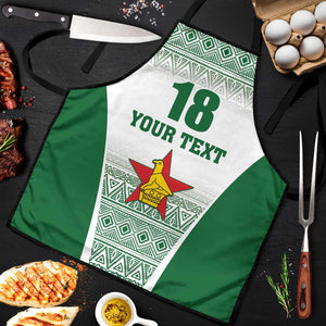 Custom Zimbabwe Sables Rugby Apron African Patterns