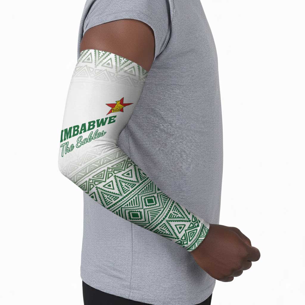 Custom Zimbabwe Sables Rugby Arm Sleeves African Patterns