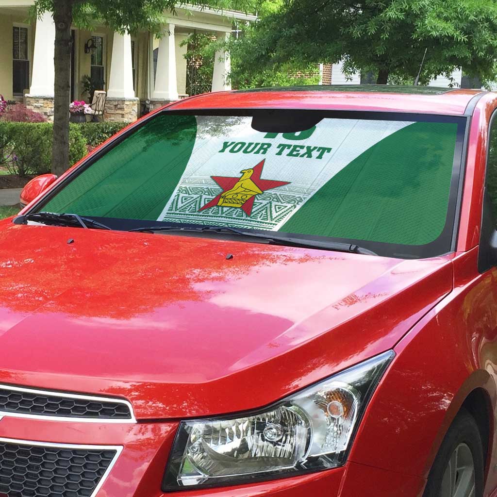 Custom Zimbabwe Sables Rugby Auto Sun Shade African Patterns