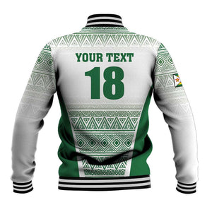 Custom Zimbabwe Sables Rugby Baseball Jacket African Patterns - African Pride