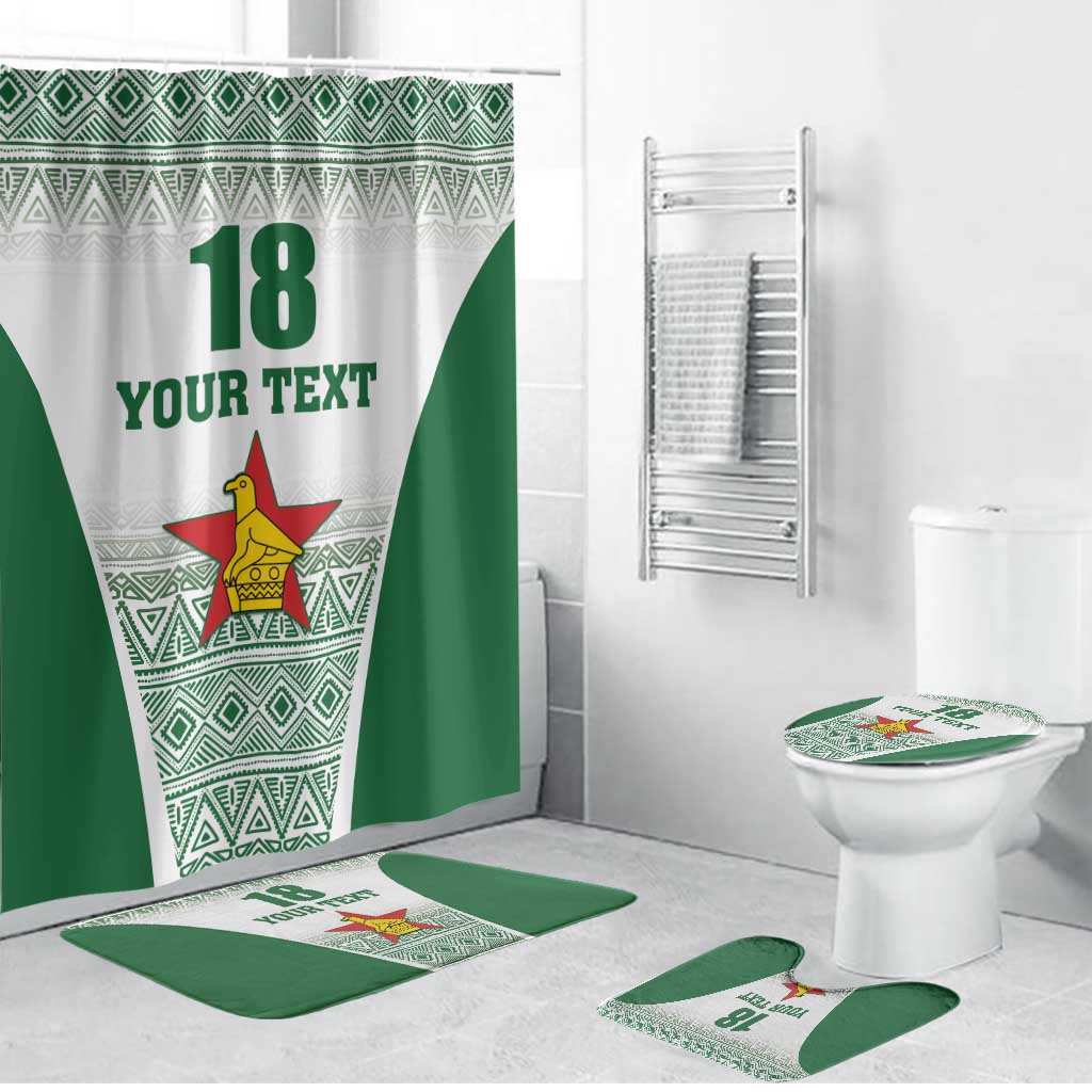 Custom Zimbabwe Sables Rugby Bathroom Set African Patterns