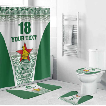 Custom Zimbabwe Sables Rugby Bathroom Set African Patterns