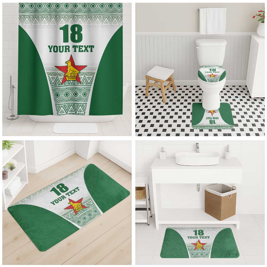 Custom Zimbabwe Sables Rugby Bathroom Set African Patterns