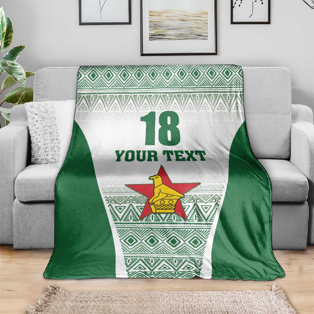 Custom Zimbabwe Sables Rugby Blanket African Patterns - African Pride