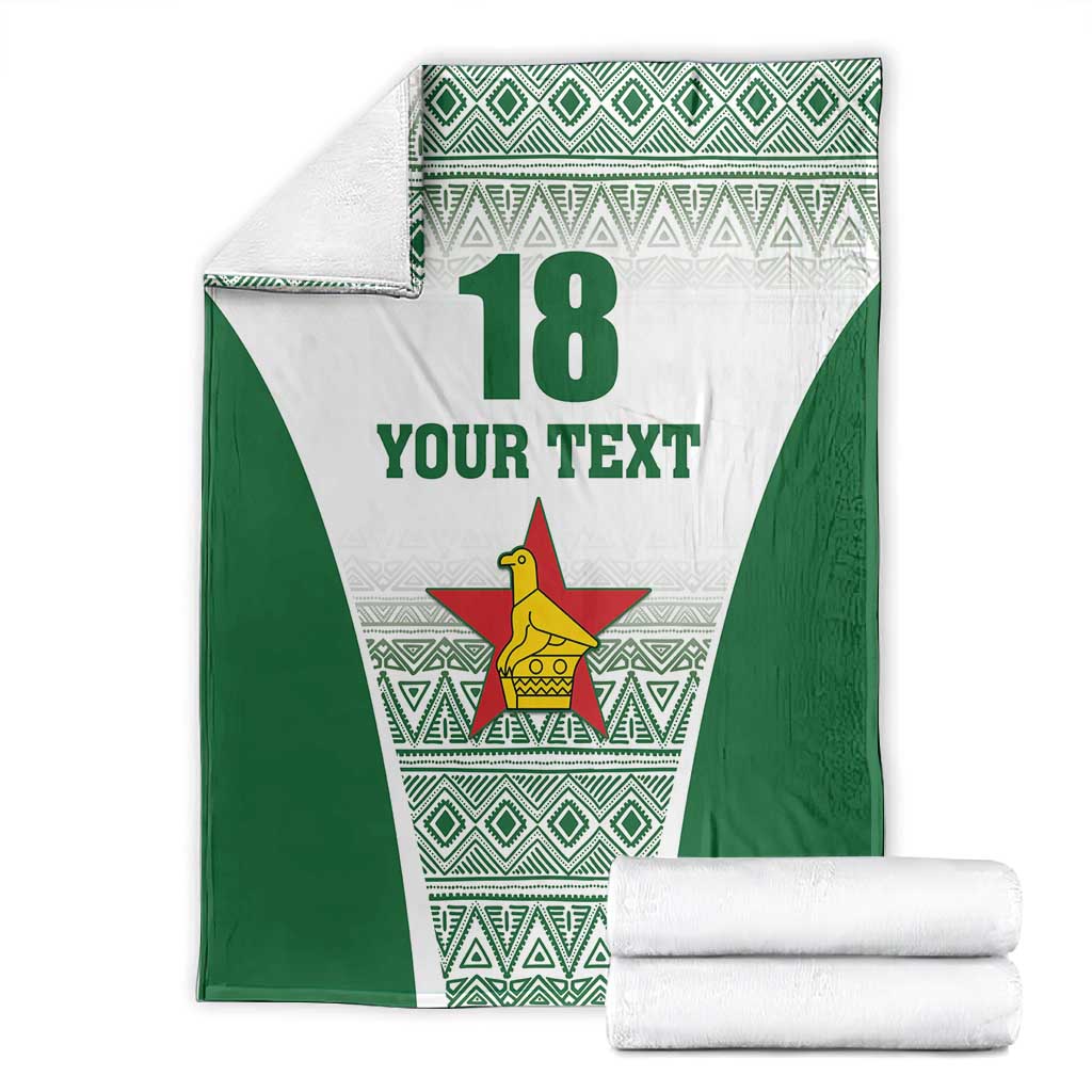 Custom Zimbabwe Sables Rugby Blanket African Patterns - African Pride