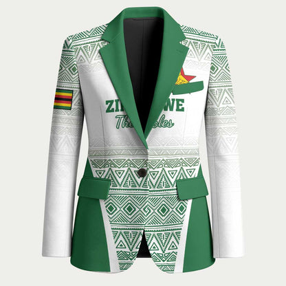 Custom Zimbabwe Sables Rugby Blazer African Patterns