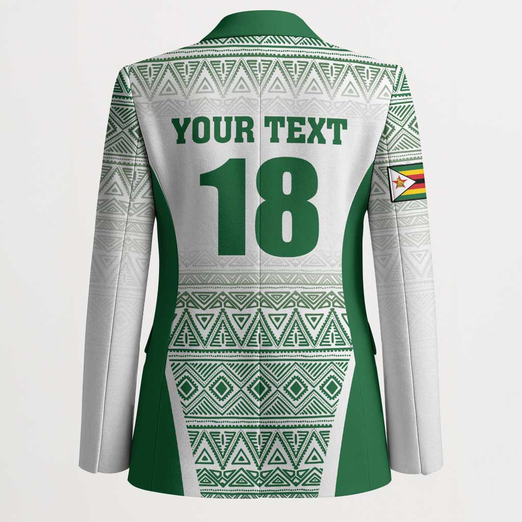 Custom Zimbabwe Sables Rugby Blazer African Patterns