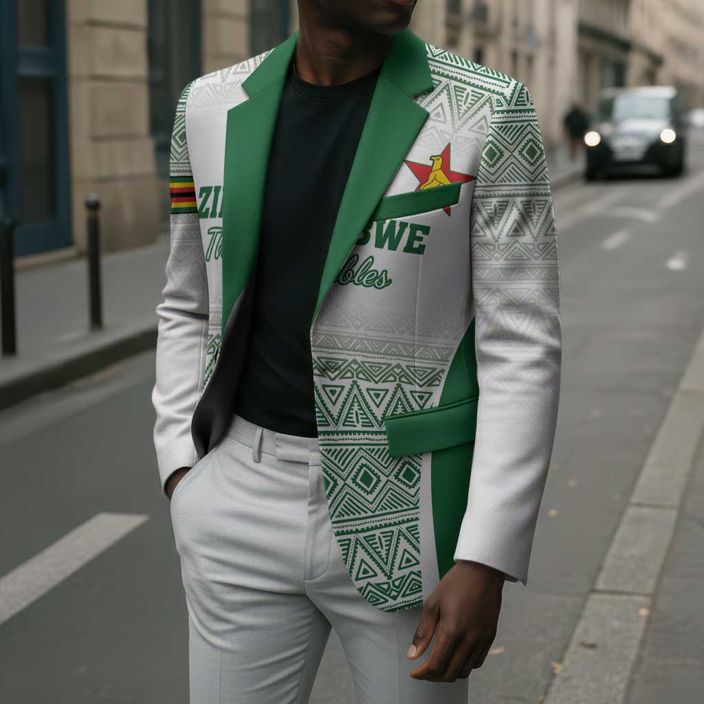 Custom Zimbabwe Sables Rugby Blazer African Patterns