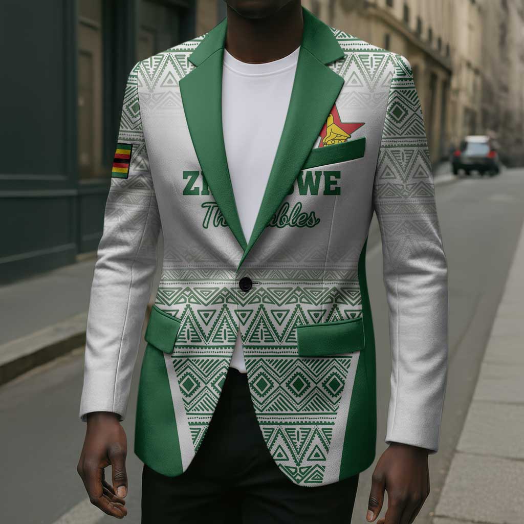 Custom Zimbabwe Sables Rugby Blazer African Patterns