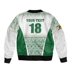 Custom Zimbabwe Sables Rugby Bomber Jacket African Patterns - African Pride