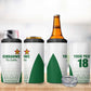 Custom Zimbabwe Sables Rugby 4 in 1 Can Cooler Tumbler African Patterns - African Pride