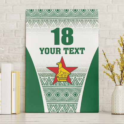 Custom Zimbabwe Sables Rugby Canvas Wall Art African Patterns - African Pride