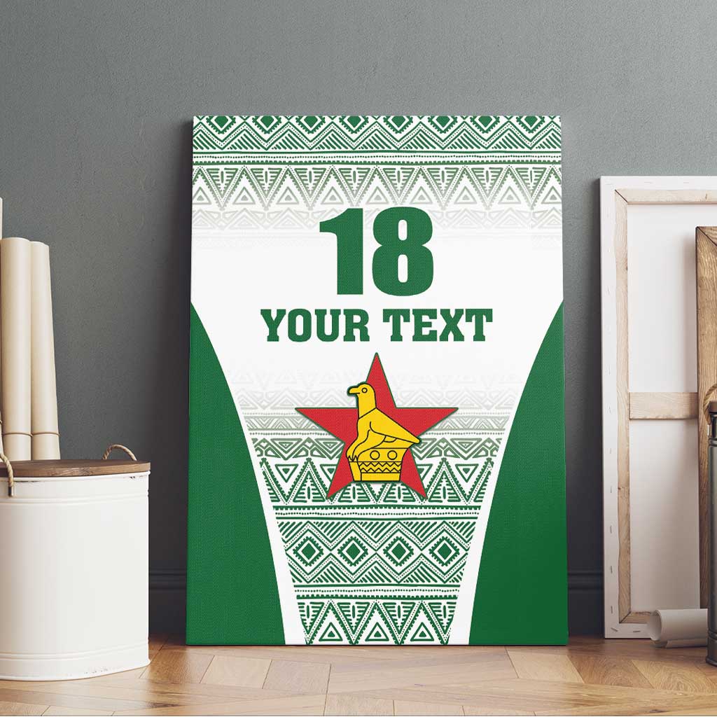 Custom Zimbabwe Sables Rugby Canvas Wall Art African Patterns - African Pride