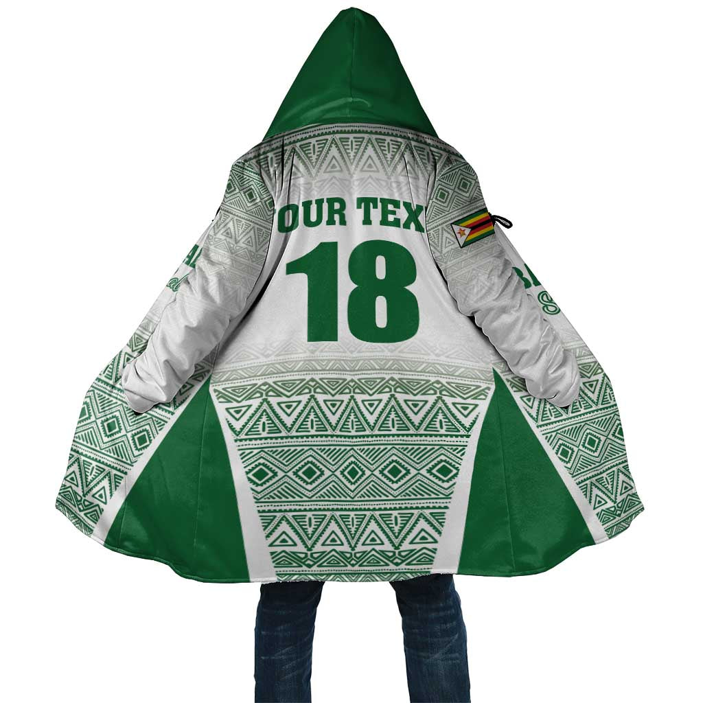 Custom Zimbabwe Sables Rugby Cloak African Patterns