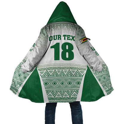 Custom Zimbabwe Sables Rugby Cloak African Patterns