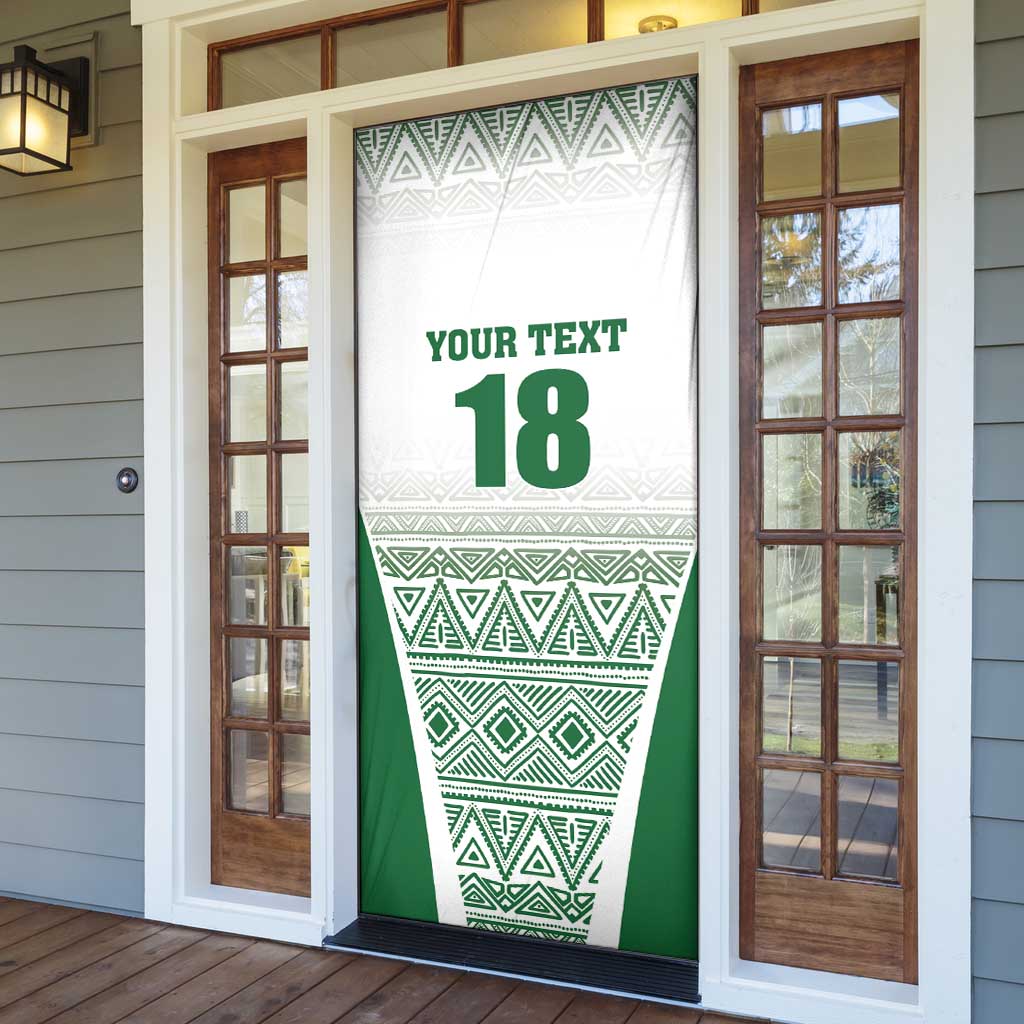 Custom Zimbabwe Sables Rugby Door Cover African Patterns