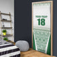 Custom Zimbabwe Sables Rugby Door Cover African Patterns