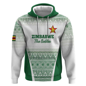 Custom Zimbabwe Sables Rugby Hoodie African Patterns - African Pride