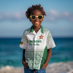Custom Zimbabwe Sables Rugby Kid Hawaiian Shirt African Patterns - African Pride