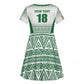 Custom Zimbabwe Sables Rugby Kid Short Sleeve Dress African Patterns - African Pride