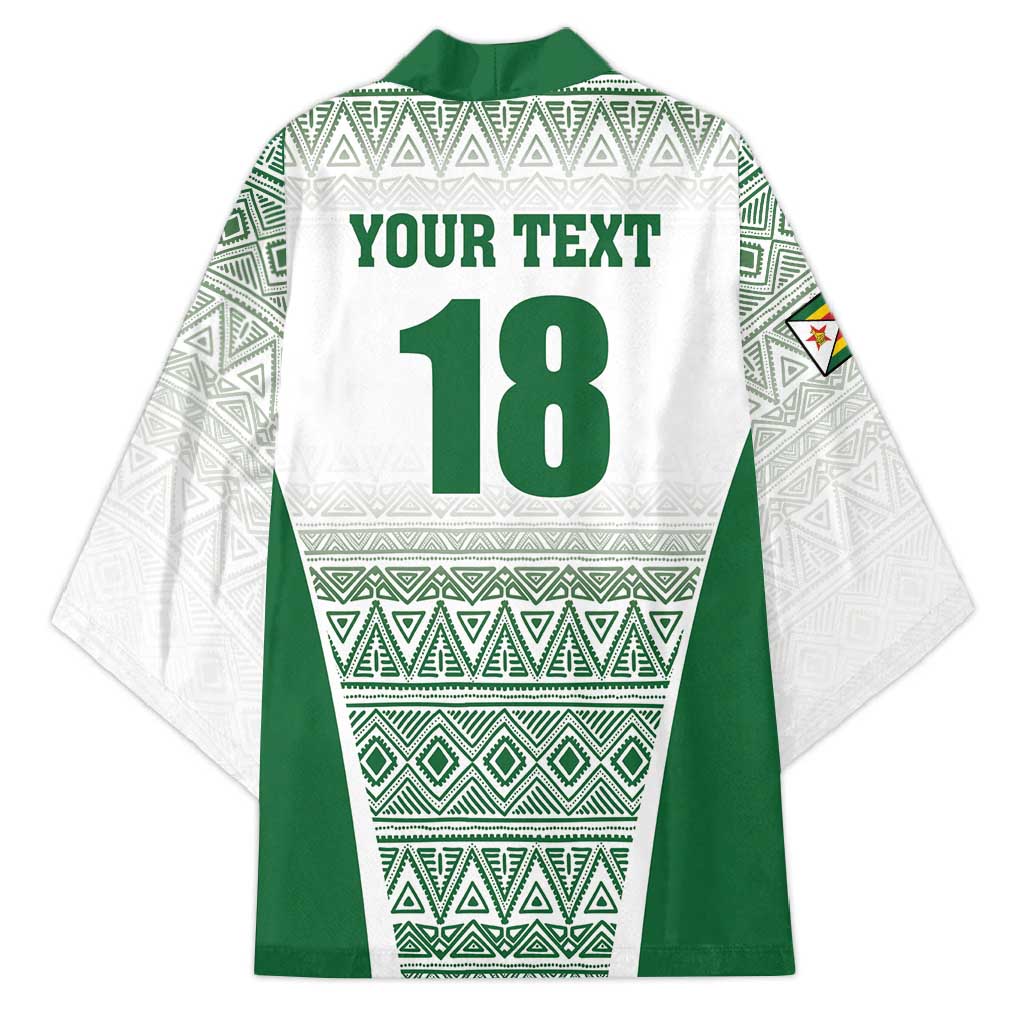 Custom Zimbabwe Sables Rugby Kimono African Patterns