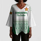 Custom Zimbabwe Sables Rugby Kimono Sleeve Blouse African Patterns