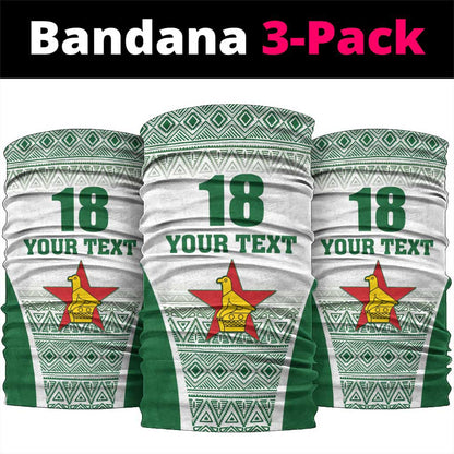 Custom Zimbabwe Sables Rugby Neck Gaiter African Patterns LT18