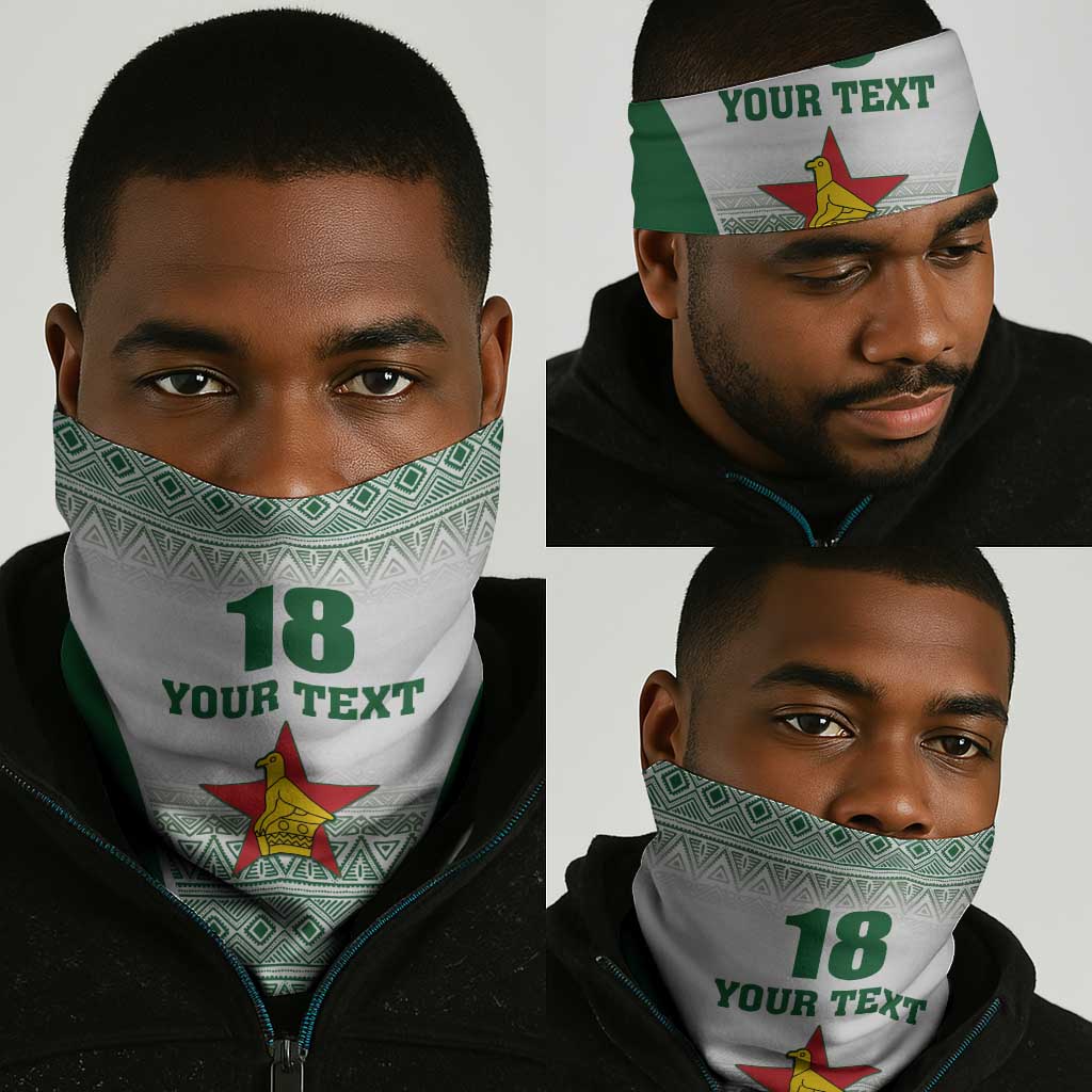 Custom Zimbabwe Sables Rugby Neck Gaiter African Patterns LT18