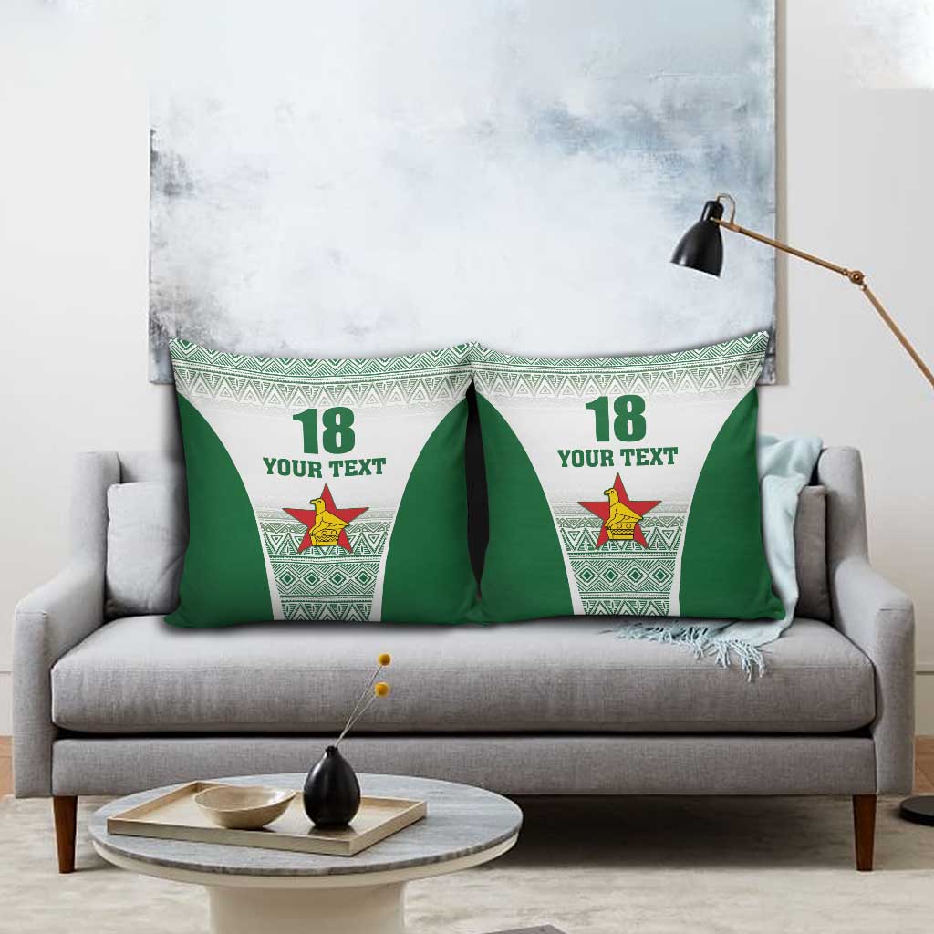Custom Zimbabwe Sables Rugby Pillow Cover African Patterns