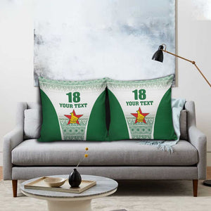 Custom Zimbabwe Sables Rugby Pillow Cover African Patterns
