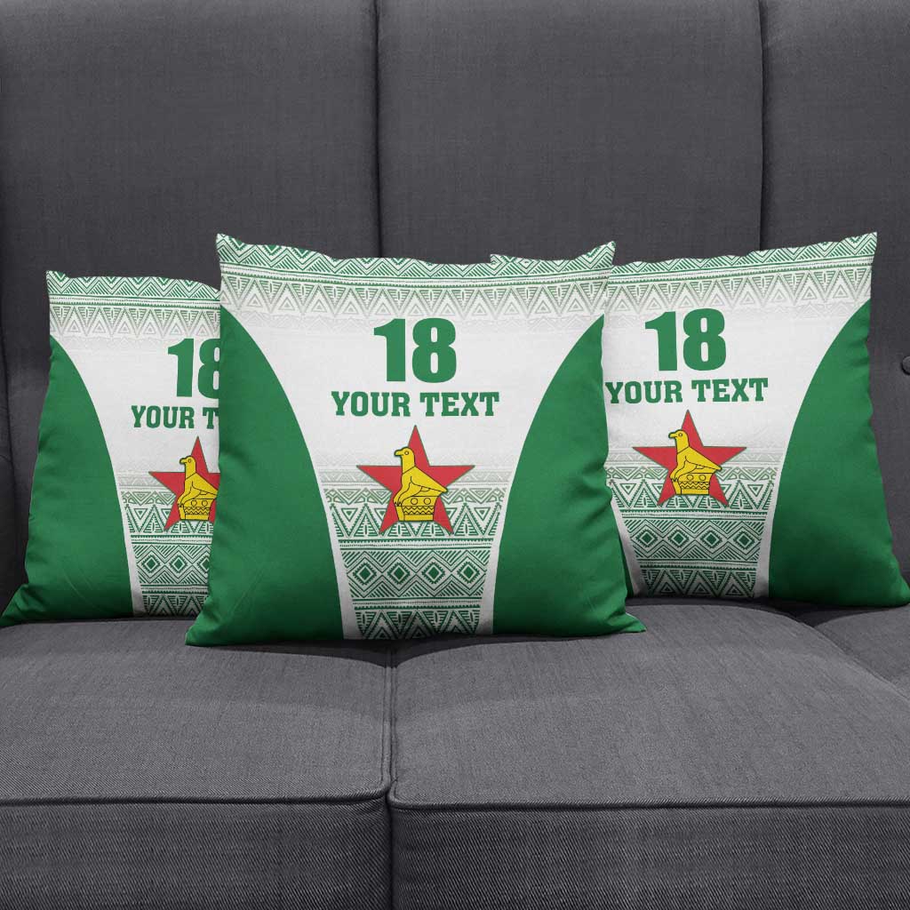 Custom Zimbabwe Sables Rugby Pillow Cover African Patterns