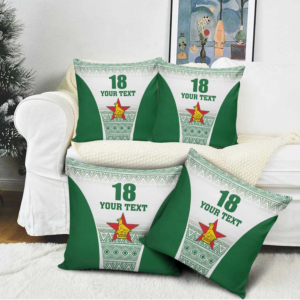 Custom Zimbabwe Sables Rugby Pillow Cover African Patterns