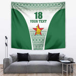 Custom Zimbabwe Sables Rugby Tapestry African Patterns - African Pride