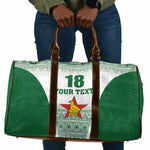 Custom Zimbabwe Sables Rugby Travel Bag African Patterns