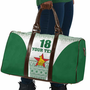 Custom Zimbabwe Sables Rugby Travel Bag African Patterns
