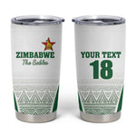 Custom Zimbabwe Sables Rugby Tumbler Cup African Patterns - African Pride