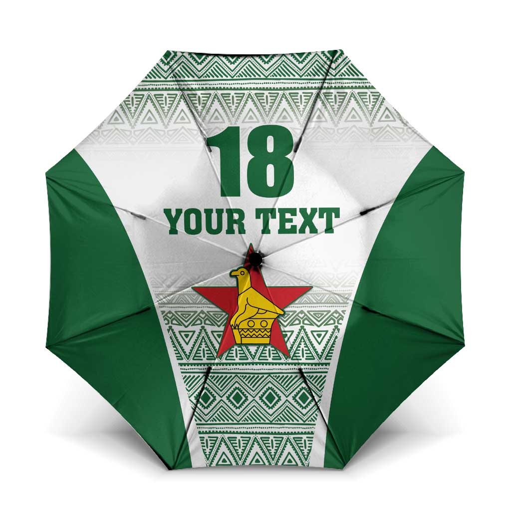 Custom Zimbabwe Sables Rugby Umbrella African Patterns