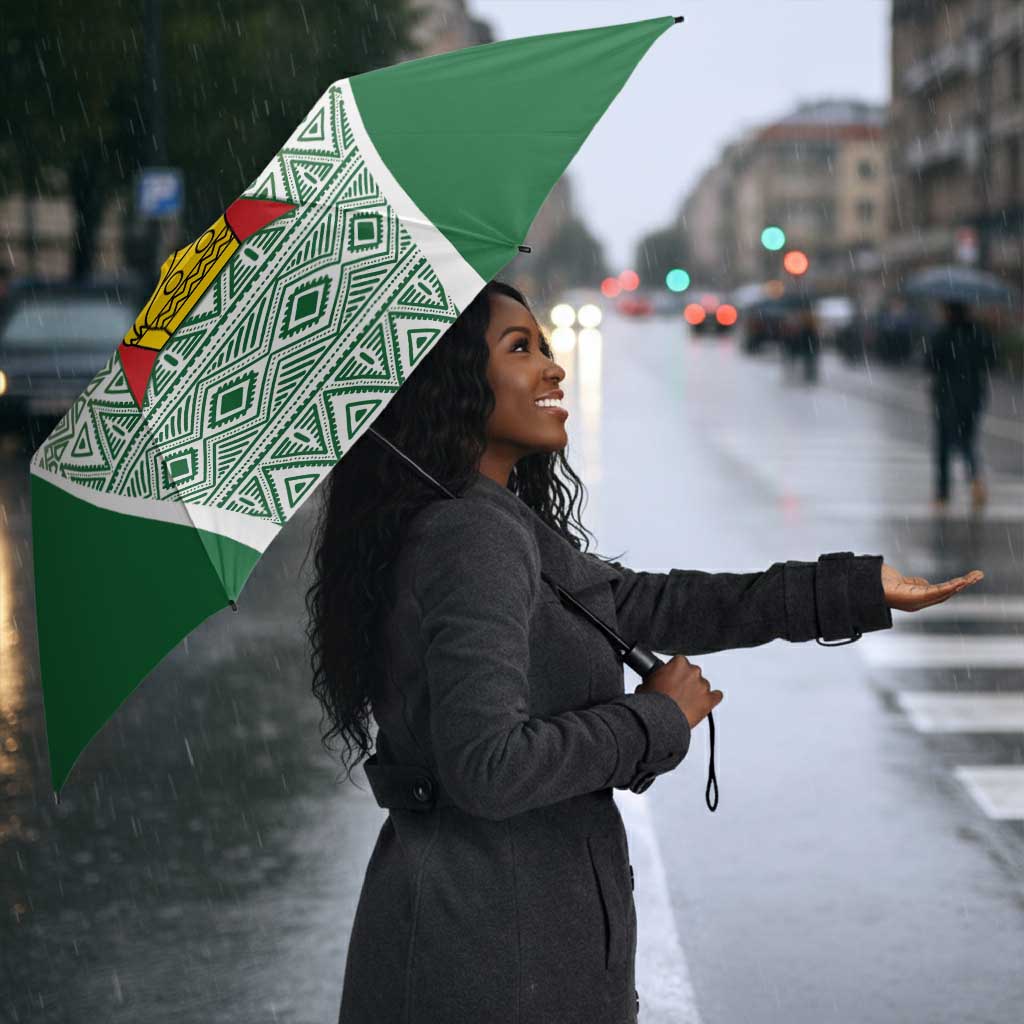 Custom Zimbabwe Sables Rugby Umbrella African Patterns
