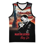 Happy MLK Day Basketball Jersey Black Americans Leaders I Have a Dream LT18
