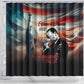 Happy MLK Day Shower Curtain Black Americans Leaders I Have a Dream