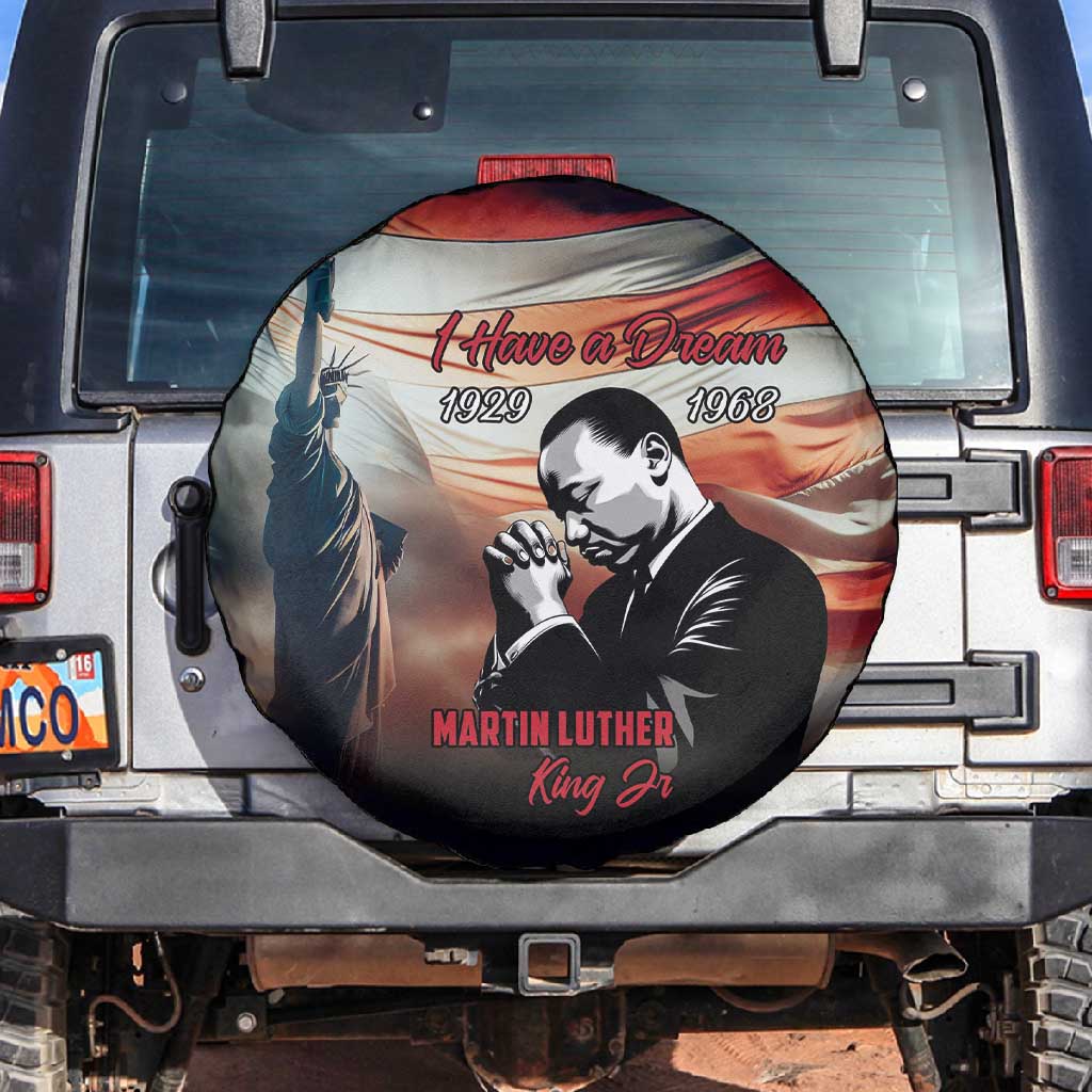 Happy MLK Day Spare Tire Cover Black Americans Leaders I Have a Dream